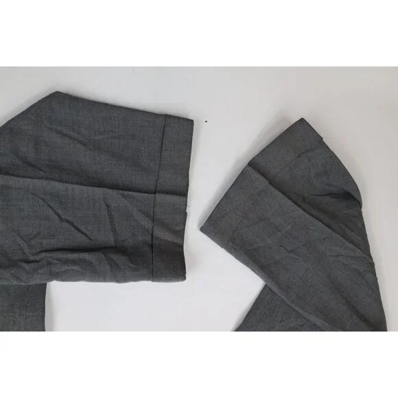 Vintage 60s 70s Streetwear Mens 32x28 Lightweight Wool Knit Chino Pants Gray USA